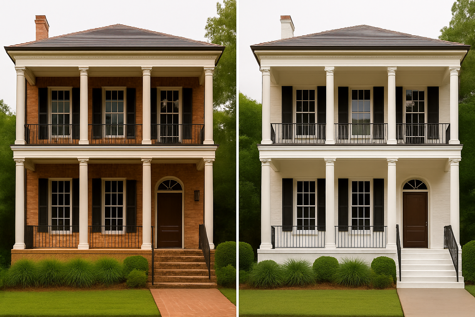 Brick Home Transformation